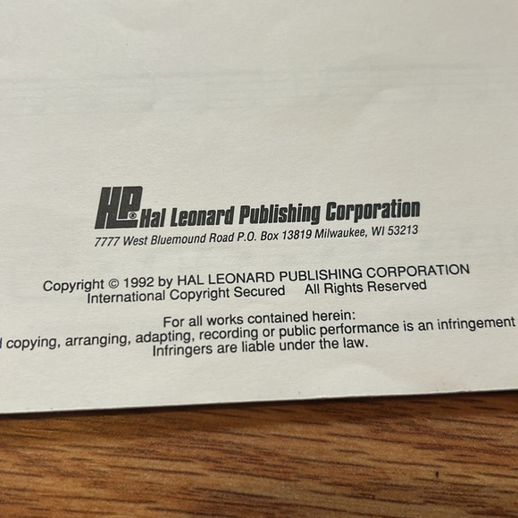 Little Mermaid Original Sheet Music for the Clarinet 1992 - Picture 5 of 7